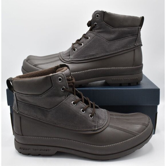 Sperry Mens Size 11 Cold Bay Wax Grey Water Resistant Insulated Chukka Boots - Picture 3 of 13